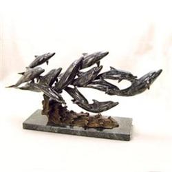 Dozen Dancing Dolphins