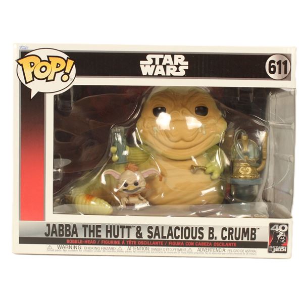 A Jabba the Hutt & Salacious B. Crumb #611 Funko Pop.