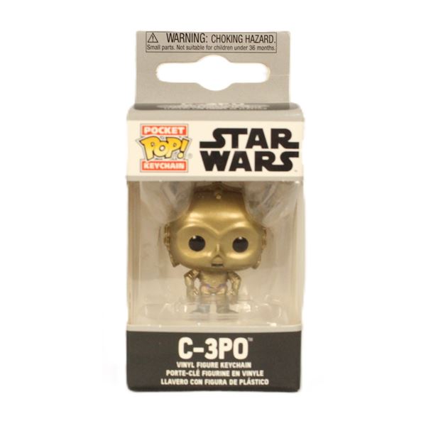 A C-3PO Pocket Pop Keychain.