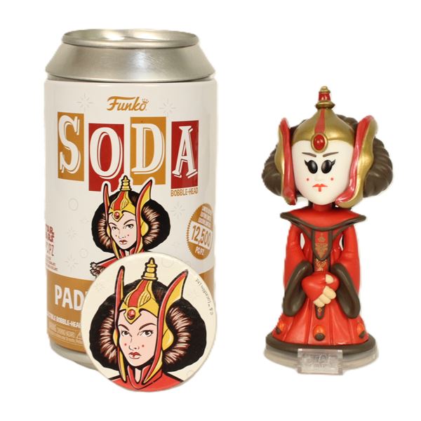 A Funko Soda Padme Amidala Vinyl Figure.