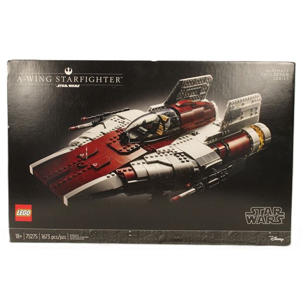 A Sealed New-In-Box Ultimate Collector's Series A-Wing Starfighter Lego Set 75275.
