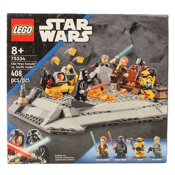 A Sealed New-In-Box Obi-Wan Kenobi vs. Darth Vader Lego Set 75334.