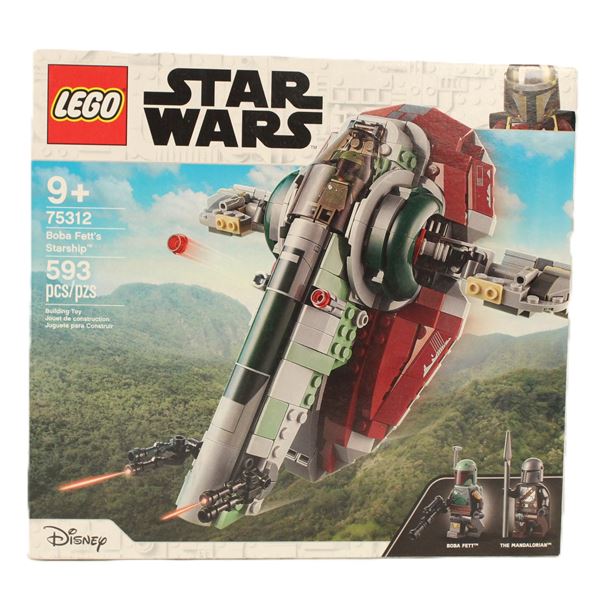 A Sealed New-In-Box Boba Fett's Starship Lego Set 75312.