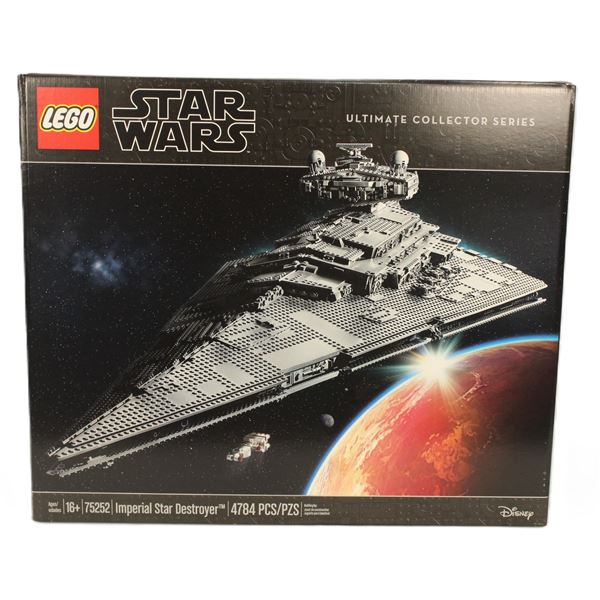 A Sealed New-In-Box Ultimate Collector Series Imperial Star Destroyer Lego Set 75252.