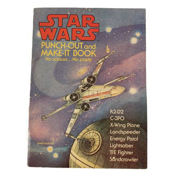 A Star Wars Punch-out and Make-it Book.