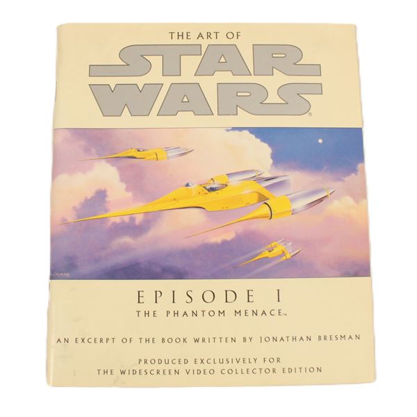 A Star Wars Episode I Art Excerpt Book.