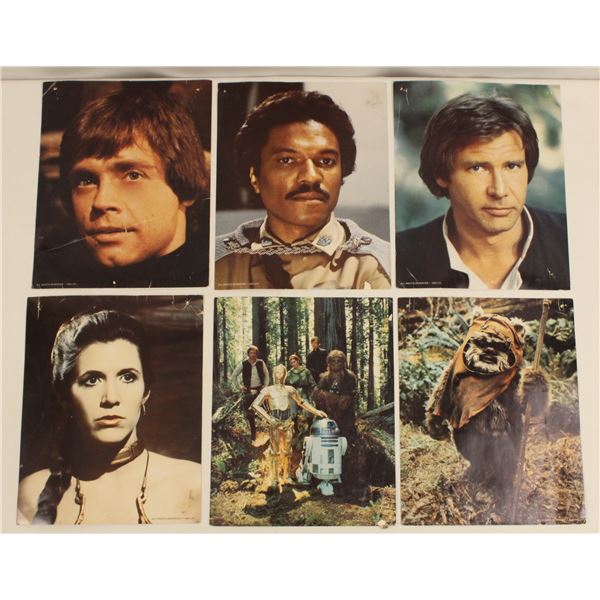 A set of (6) Star Wars Return of the Jedi Press Photos.