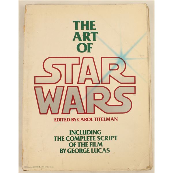 The Art of Star Wars Soft Cover Book.