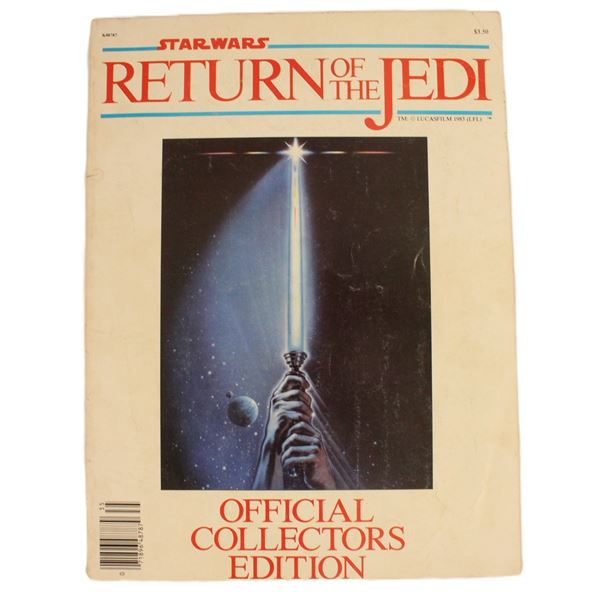 A Star Wars Return of the Jedi Official Collector's Edition Book.