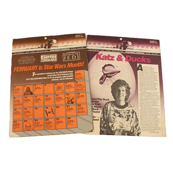 A Pair of Bantha Tracks Newsletters.