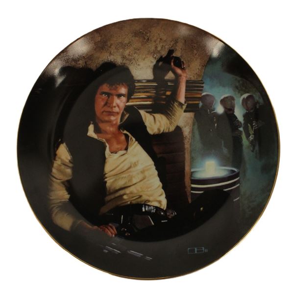 A Han Solo Collectors Plate.