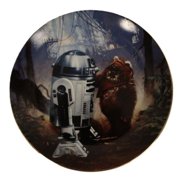 An R2-D2 and Wicket Collector Plate.