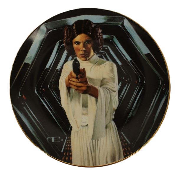 A Princess Leia Collector Plate.