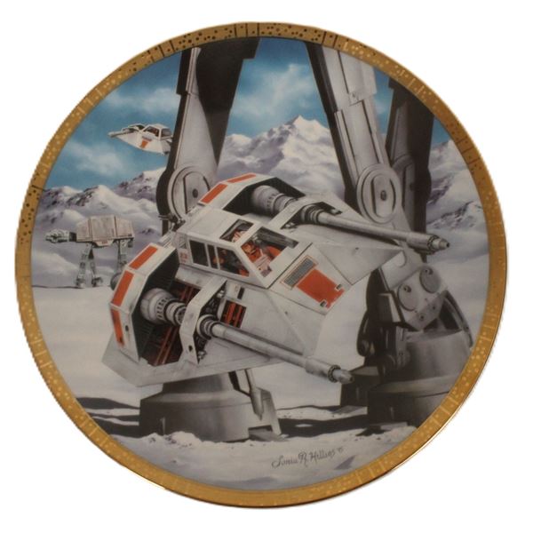A Snowspeeders Collector Plate