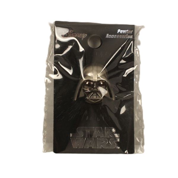 A pewter Darth Vader Mask Pin.