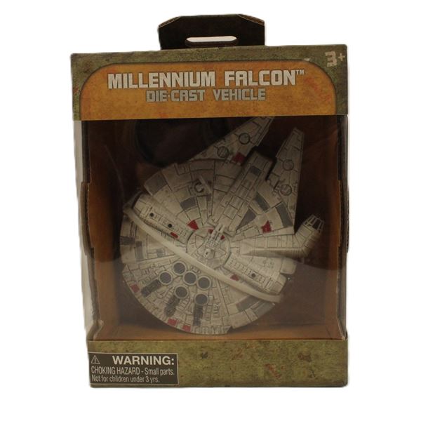 A Diecast Millenium Falcon.