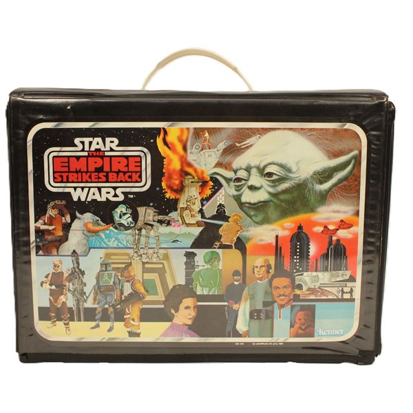 A Vintage 1980 Kenner Star Wars Action Figure Carrying Case.
