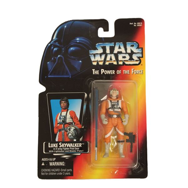 1995 Power of the Force Luke Skywalker Pilot Action Figure.