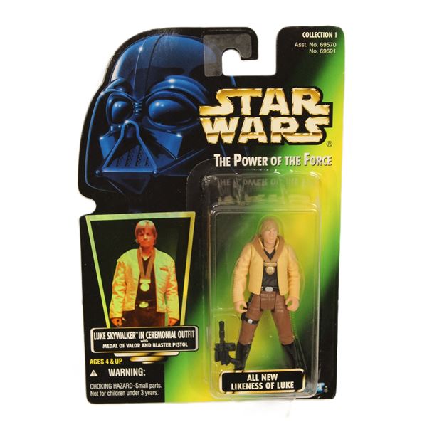 1996 Power of the Force Luke Skywalker Ceremonial Action Figure.