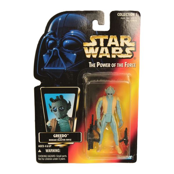 1996 Power of the Force Greedo Action Figure.