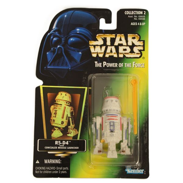 1996 Power of the Force R5-D4 Action Figure.