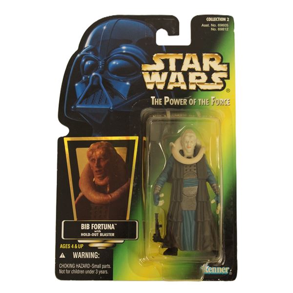 1996 Power of the Force Bib Fortuna Action Figure.