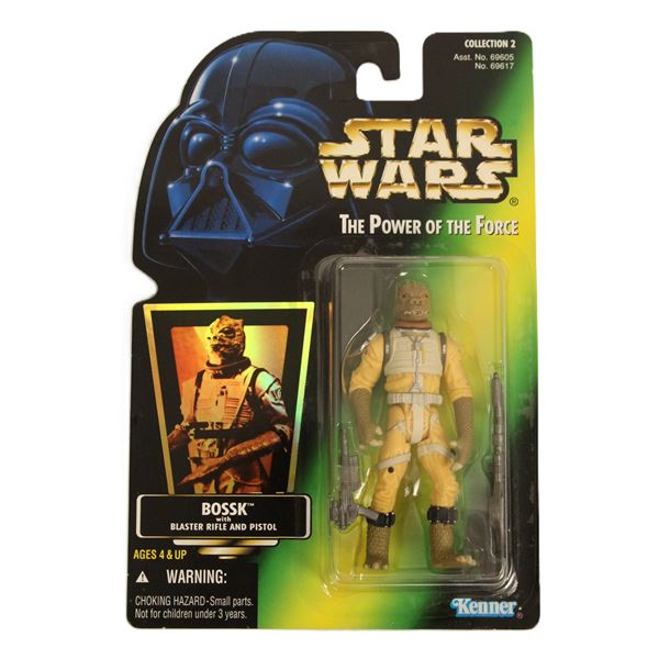 1996 Power of the Force Bossk Action Figure.