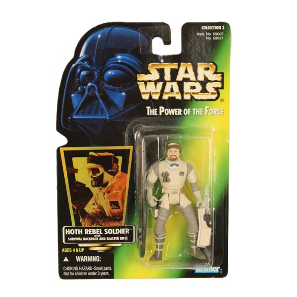 1996 Power of the Force Hoth Rebel Soldier Action Figure.