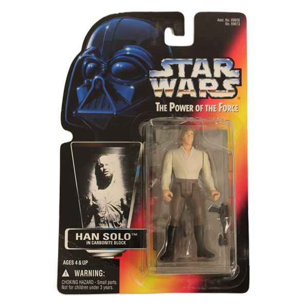 1996 Power of the Force Han Solo Carbonite Action Figure.