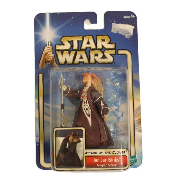 2002 Attack of the Clones Jar Jar Binks Action Figure.
