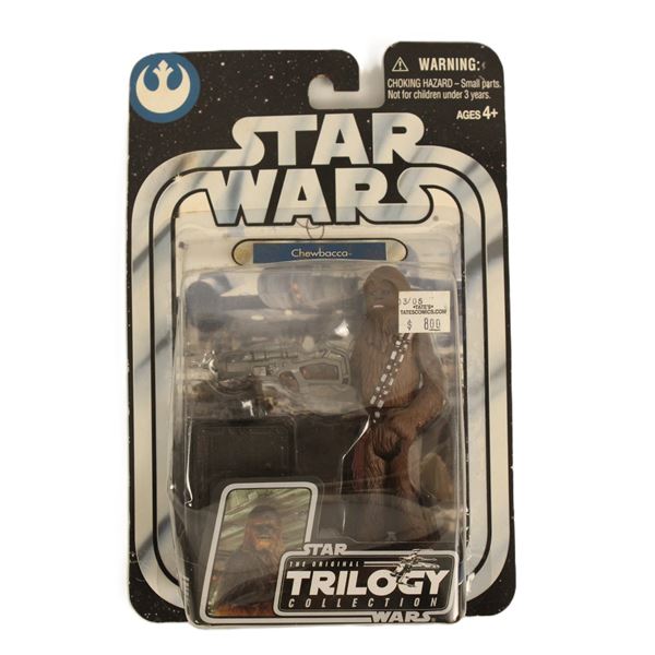 A Chewbacca Star Wars The Original Trilogy Collection Action Figure.