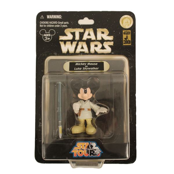 A Star Tours Mickey Mouse As Young Luke Skywalker Action Figure.