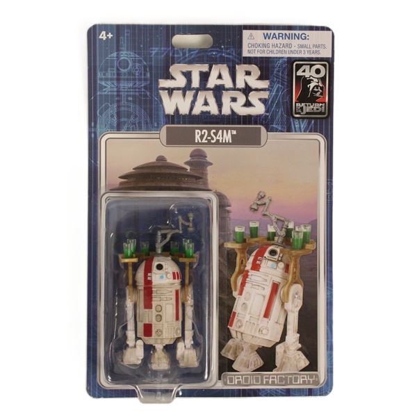 A Droid Factory R2-S4M Action figure.