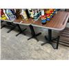 Image 1 : 3-Pedestal 2 Top Dining Tables - 3 X $