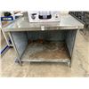 Image 1 : SS  30"  X  3'  Work Table w/Back Splash/Undershelf