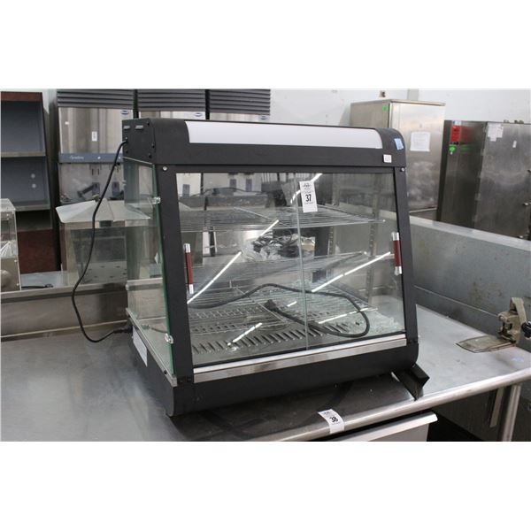 Countertop 20" Heated Merchandiser - Rear Door Broken