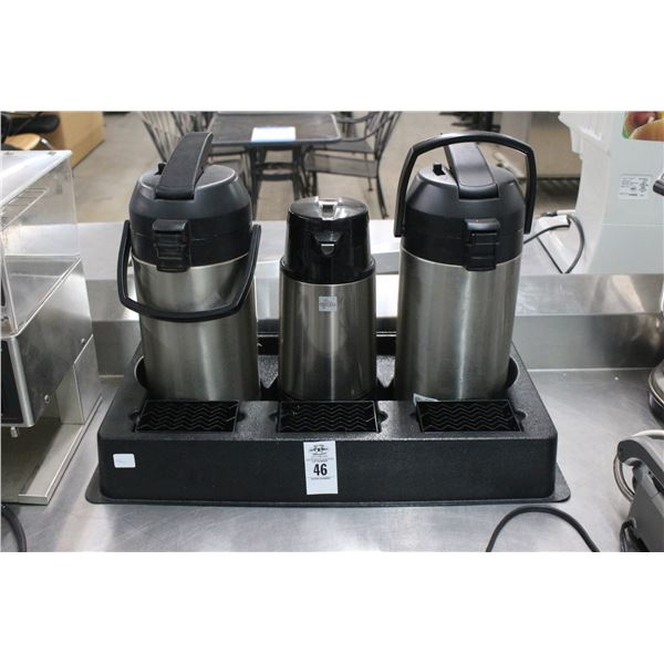 Coffee Pumpers w/Stand
