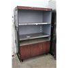 Image 1 : SS  4'  X  6'  Footed Open Merchandiser Cabinet