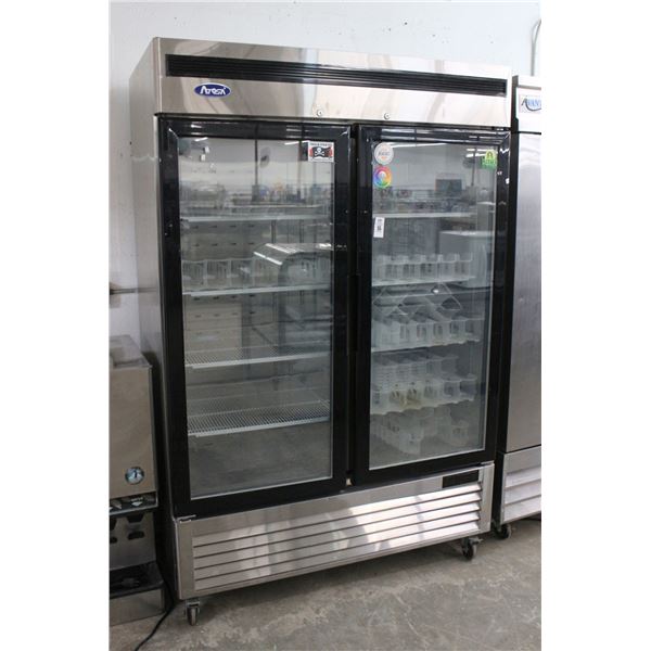 Atosa 2-Dr. Ref. Rolling Merchandiser  (32 Degrees)