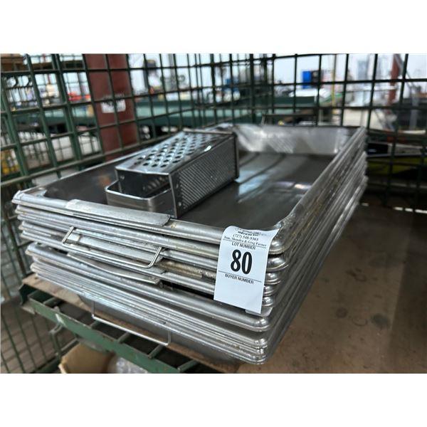 9-Full by 4"  Insert Pans - 9 X $