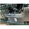 Image 1 : Large Full by 6"  Cambro Bins w/Asst. Utensils
