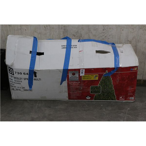 Home Accent  7/5  Prelit Christmas Tree