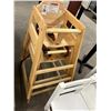 Image 1 : Oak High Chairs - Pair