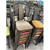 Image 1 : 34-Metal Gator Skin Seat Dining Chairs - 34 X $