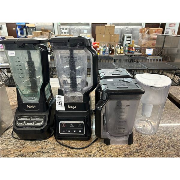 2-Ninja Commercial Blenders w/5 Cups