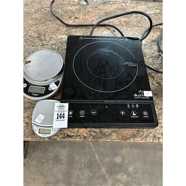 Ductop Electric Cooktop w/2 Digital Scales