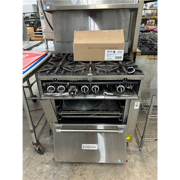 Garland Gas 6 Burner Range - Some Damage In Shipping - Needs Repair