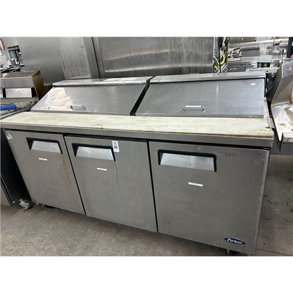 Atosa SS  6'  Rolling Ref. Sandwich Prep  (Did Not Get Cold)