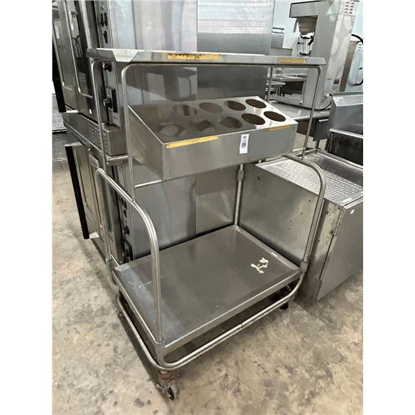 SS  3'  Utensil Bin Cart