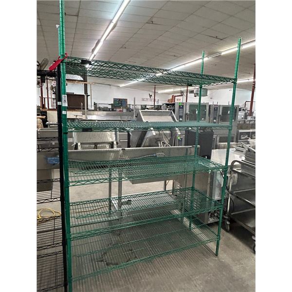 Eagle Coated 5 Shelf Storage Rack - Green